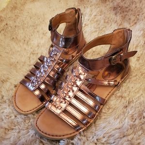 B.o.c. metalic strappy sandals